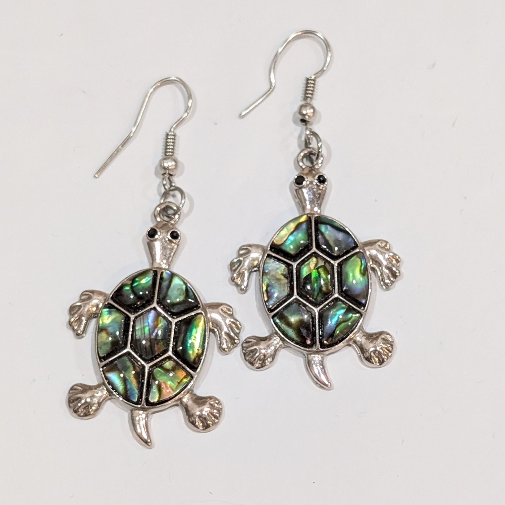 Sea Turtle Dangle Earrings